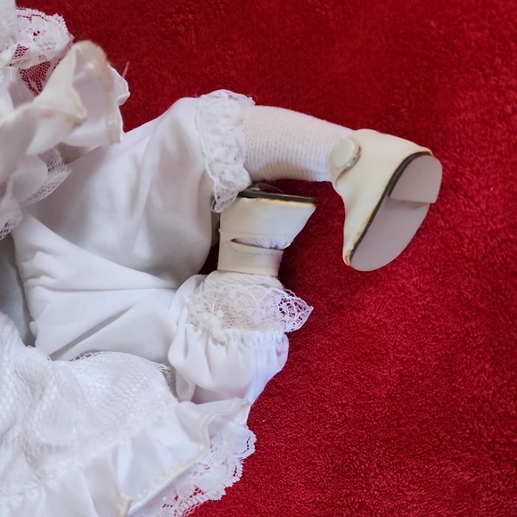 Porcelain Doll. 8 1/2" - Picture 9 of 10